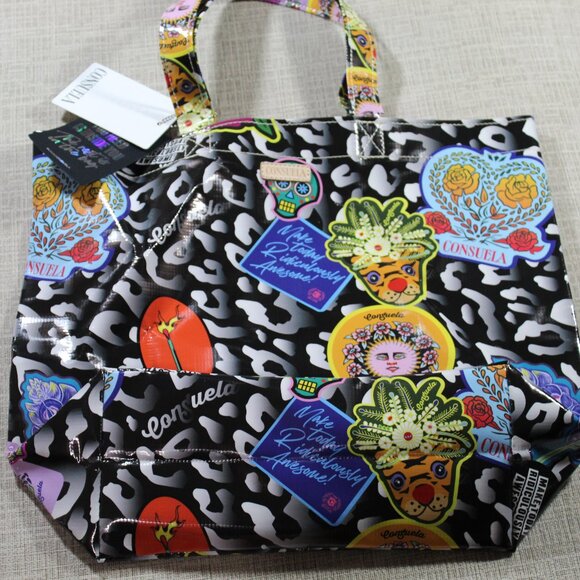 NWT Genuine Consuela Vinyl Tote Bag, Large